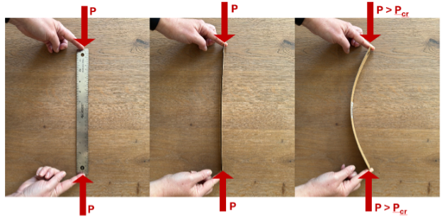 Colapsed Ruler 15 Columns – Strength of Materials